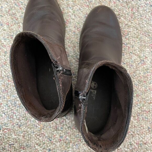 Timberland Leather Moto Chelsea Boots Women’s 8 - Picture 7 of 9